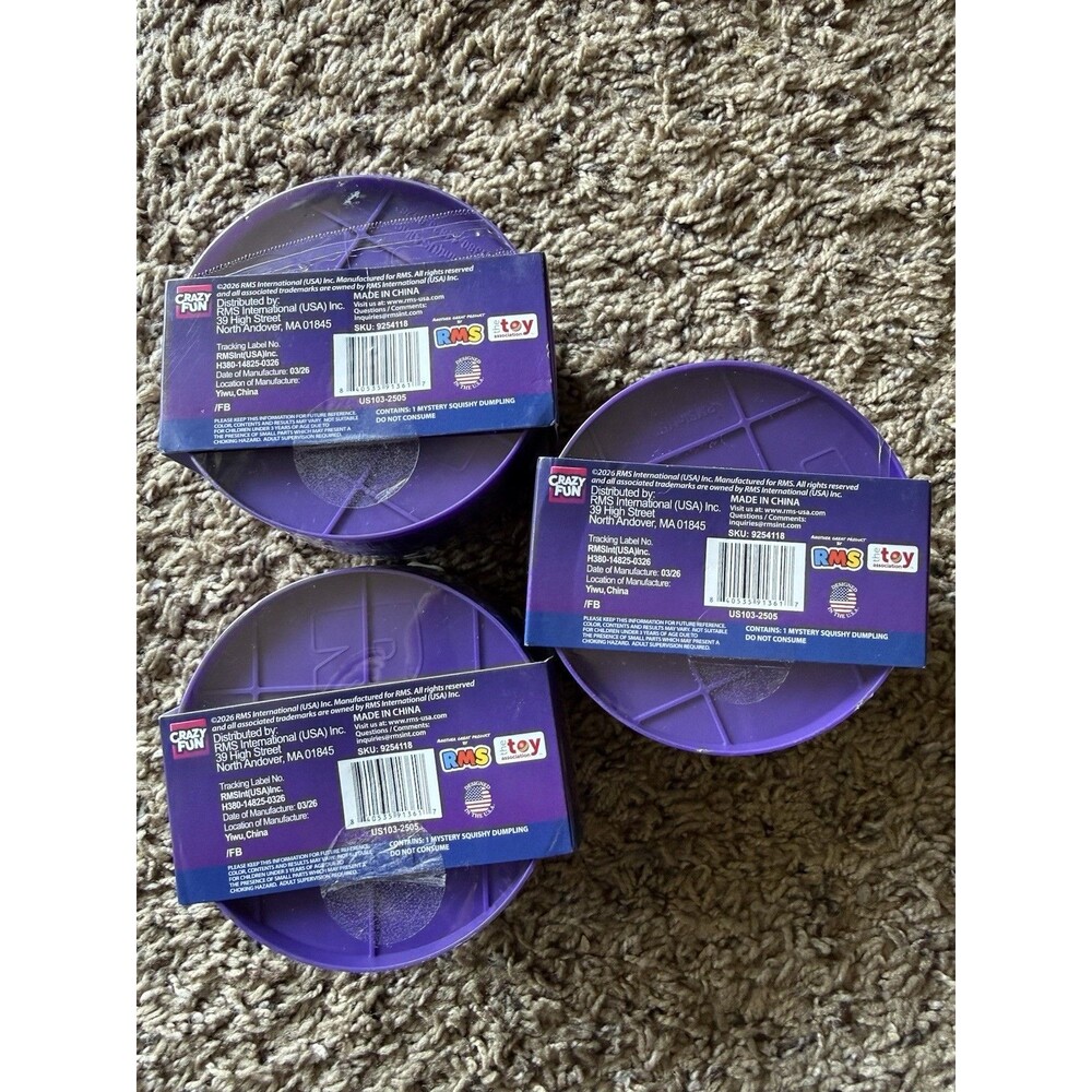 [1 PC] Crazy Fun Squishy Bun  Galaxy Edition  Original Mystery Dumpling  5-Below - Picture 2 of 2